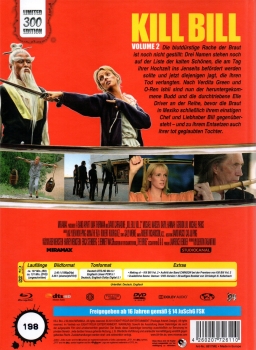Kill Bill Volume 2 - 2-Disc Limited Uncut Mediabook von '84 Entertainment - Limitiert auf 300 Stück & nummeriert - DVD & Blu-ray - Cover E - Neu & OVP